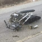 Motocicleta é partida...