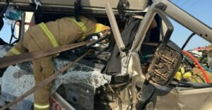 Resgate complexo retira motorista de ferragens após colisão na Ba-172