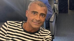 Romário marca presença no Rock in Rio acompanhado de Marcielle Mota