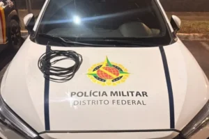 Suspeito é detido pela terceira vez por furto de cabos elétricos na Asa Norte