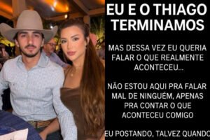 Término de Duda Corrêa e Thiago Queiroz é marcado por exposição de traições e acusações