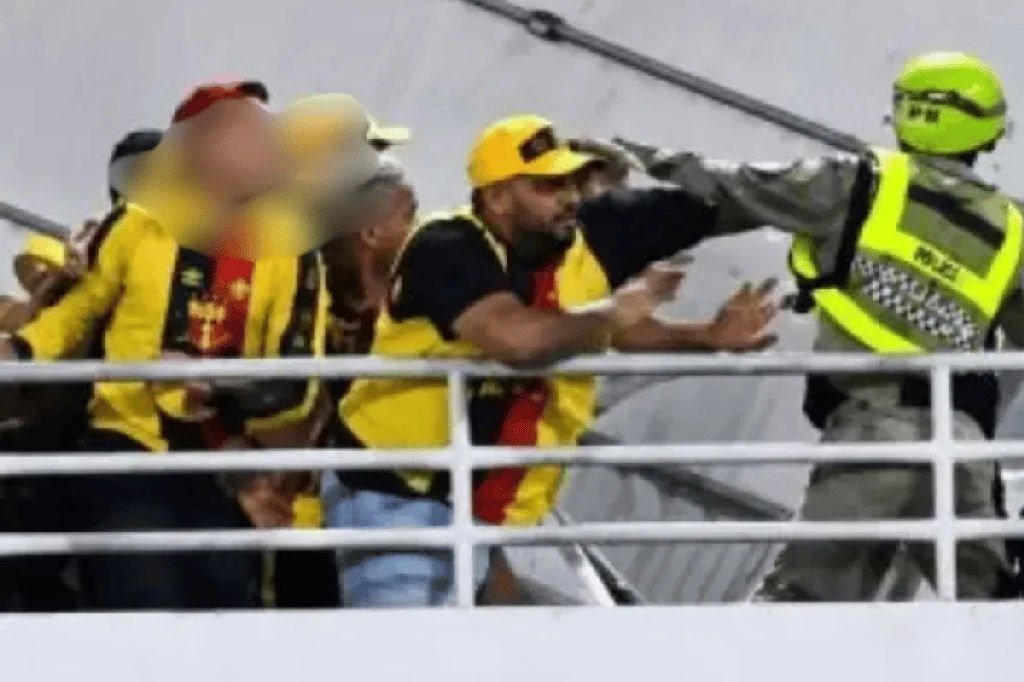 Torcedor do Sport é preso após agredir policial em estádio de Alagoas