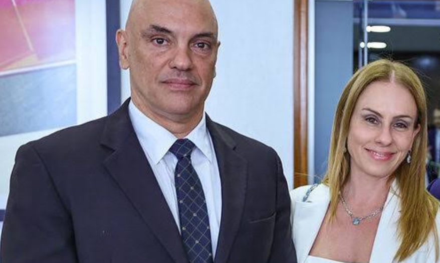 Vídeo registra Alexandre de Moraes e Viviane Barci em jatinho ligado a Daniel Vorcaro