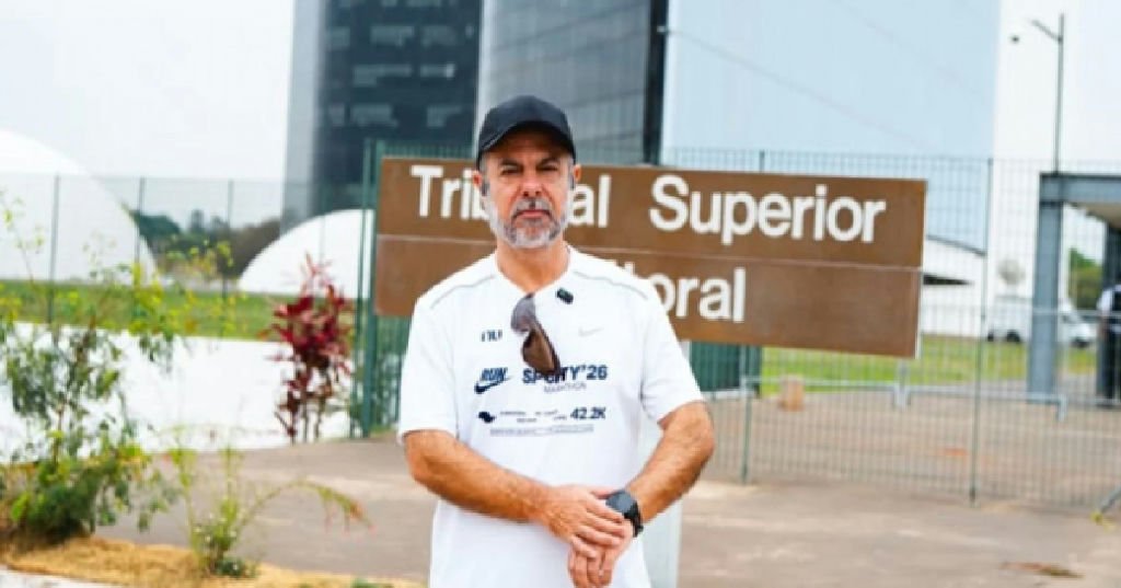 Wilson Grassi corre maratona ao redor do TSE e consegue liberação de campanha