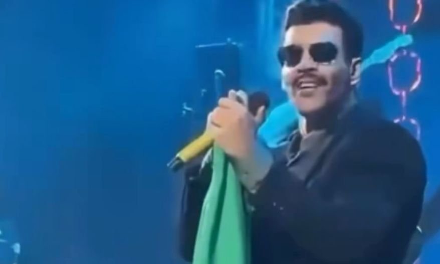 Cantor declara apoio político durante evento musical no sul do país