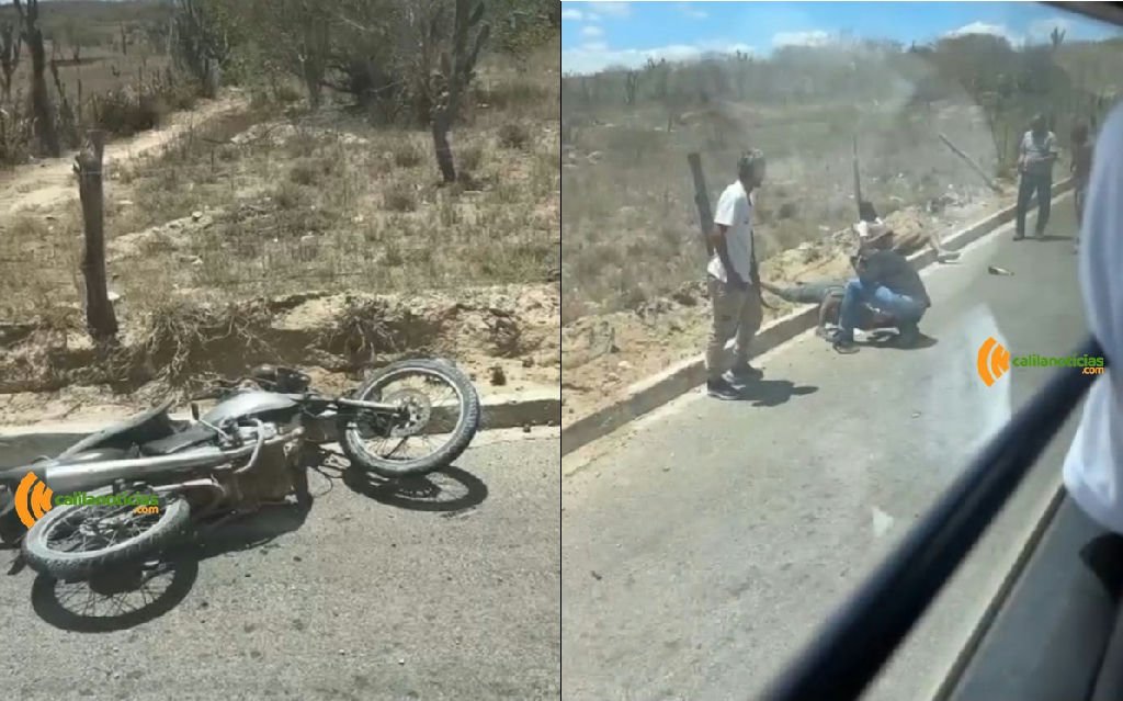 Colisão de moto na estrada entre Valente e Valilândia resulta em um óbito e um ferido