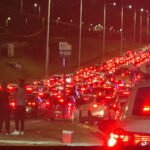 Congestionamento intenso na...