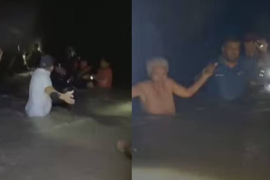 Cordão humano salva cinco pessoas de ambulância levada por enxurrada na Bahia