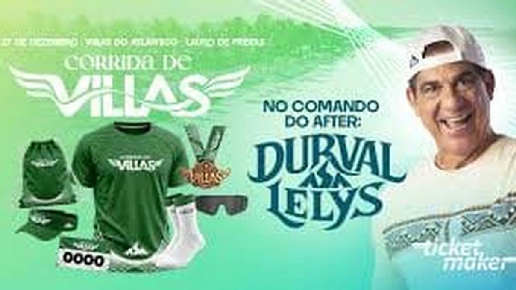 Corrida de Villas promove evento esportivo com show de Durval Lelys