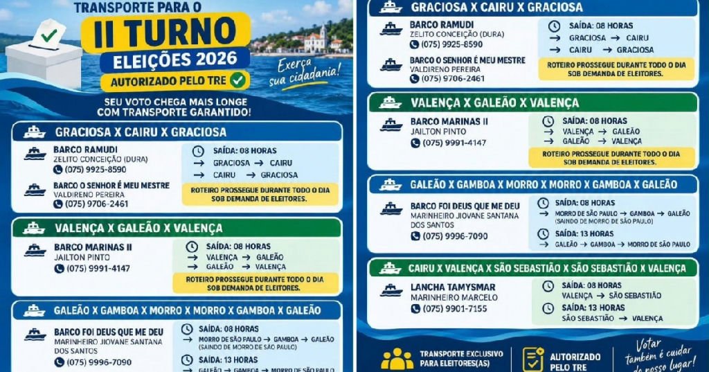 Eleitor denuncia cobrança de tarifa em transporte durante eleições em Valença
