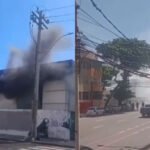 Explosão em subestação...