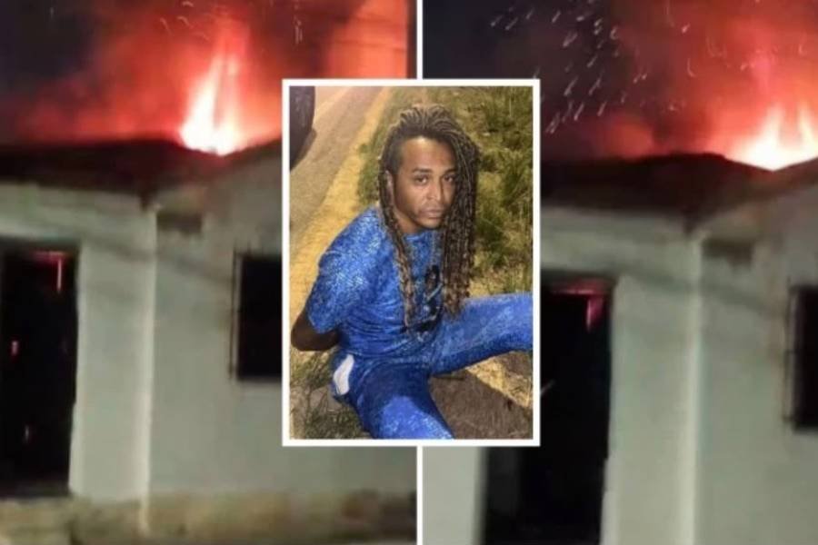 Incêndio atinge residência ligada a investigado por sequestro de bebê na Bahia