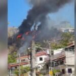 Incêndio em área...