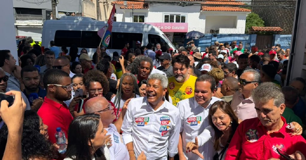 Jerônimo Rodrigues recebe apoio popular em colégio eleitoral de Brotas