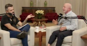 Lula ironiza teorias da conspiração sobre sua identidade em entrevista ao Flow