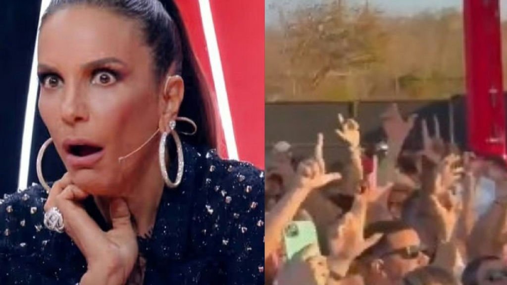 Manifestação política de fãs de Ivete Sangalo marca show em Fortaleza