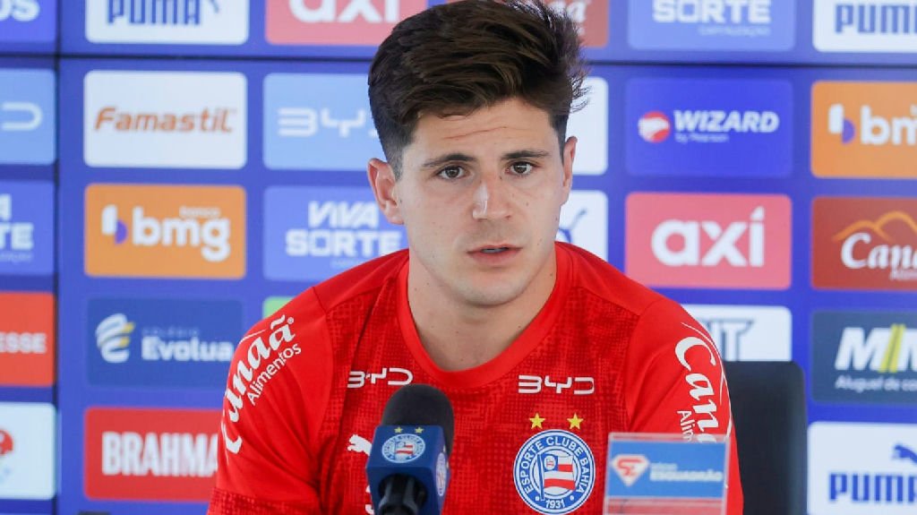 Marco Moreno destaca adaptação ao Bahia e projeta vitória em confronto direto contra o Flamengo