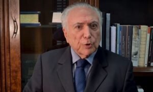 Michel Temer oficializa apoio à candidatura de Flávio Bolsonaro no segundo turno