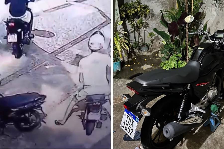 Motocicleta nova é furtada em praia de Salvador e trabalhador lamenta prejuízo