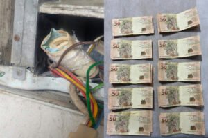 Notas falsas são apreendidas escondidas em ar-condicionado na Bahia