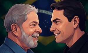 Pesquisa aponta empate técnico entre Flávio Bolsonaro e Lula na corrida presidencial