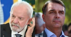 Pesquisa eleitoral aponta Flávio Bolsonaro à frente de Lula no segundo turno