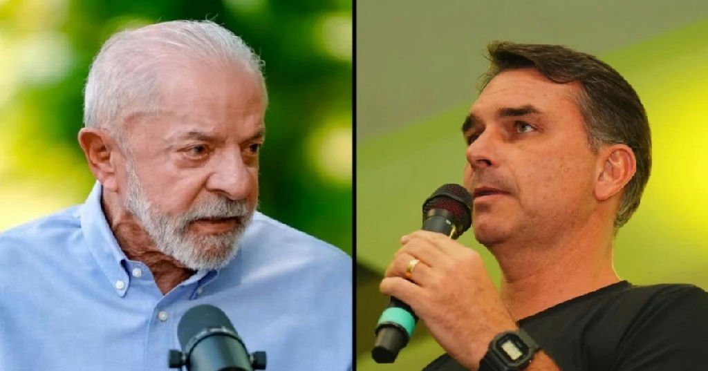 Pesquisa Ipespe aponta Flávio Bolsonaro à frente de Lula na corrida presidencial