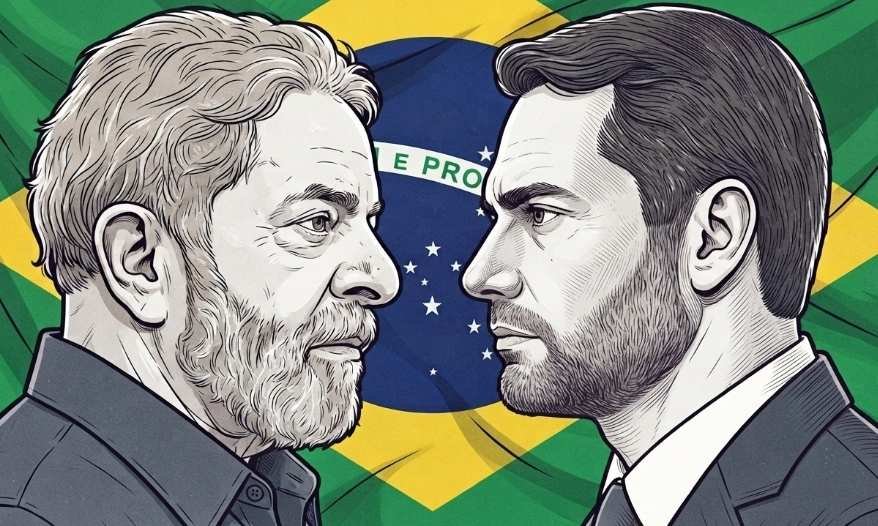 Pesquisa Quaest aponta empate técnico entre Lula e Flávio no segundo turno