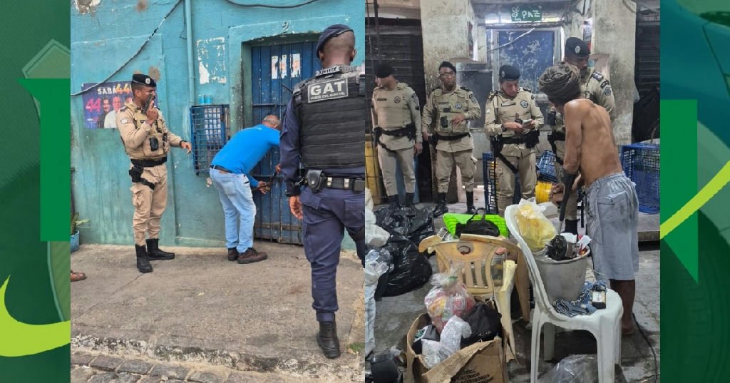 PM liberta idoso mantido trancado à noite em ferro-velho de Salvador