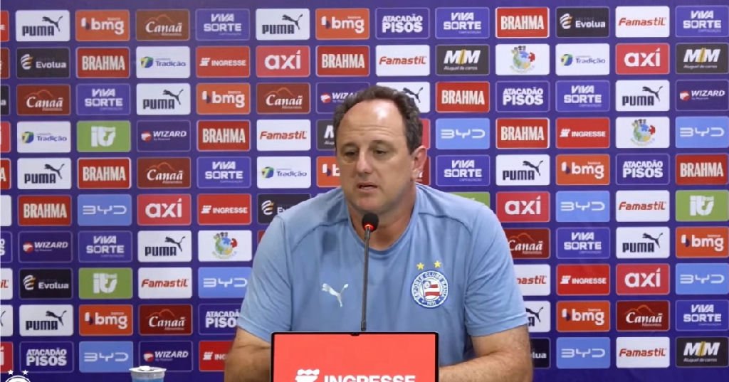 Rogério Ceni aponta falhas e define pior primeiro tempo do Bahia