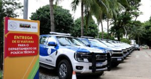 Salvador recebe novas viaturas e aparelhagem laboratorial repassadas pelo governo estadual à polícia técnica