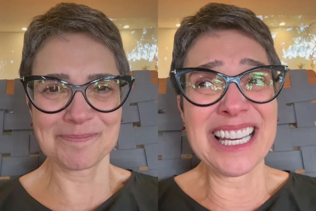 Sandra Annenberg se emociona ao refletir sobre o exercício do voto