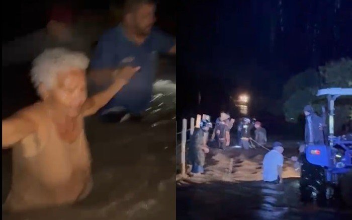 Temporais no Território do Sisal causam granizo, destelhamentos e resgate dramático