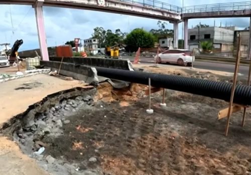 Vazamento causa nova interdição parcial da BR-324 para reparos