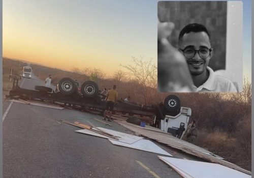 Acidente com caminhão deixa jovem de Capim Grosso morto na madrugada deste domingo perto de Remanso