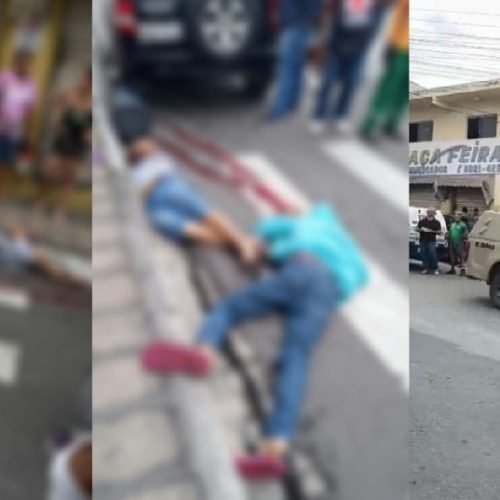 Ataque a tiros no Centro de Jacobina deixa um morto e dois feridos