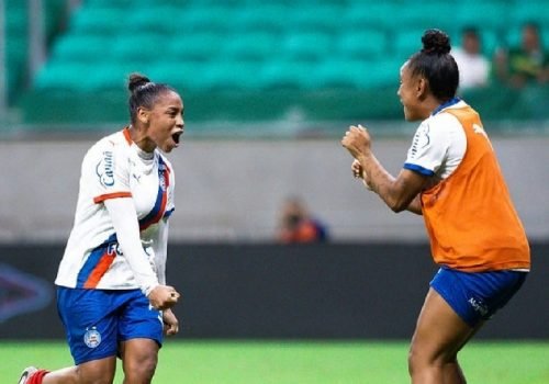 Bahia e Palmeiras empatam em duelo decisivo pelas quartas do Brasileirão Feminino
