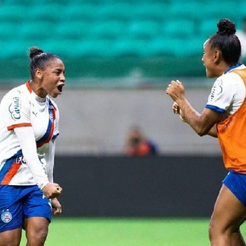 Bahia e Palmeiras empatam em duelo decisivo pelas quartas do Brasileirão Feminino