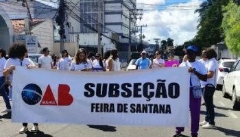 Caminhada em Feira de Santana marca mobilização contra a violência feminina