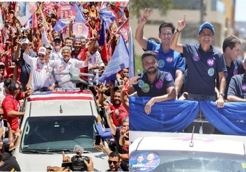 Candidatos ao governo da Bahia intensificam atos no interior na reta final da campanha