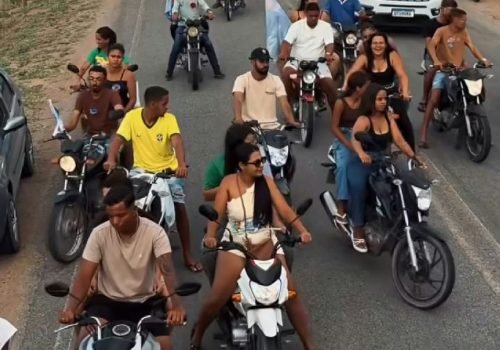Carreata política em Pé de Serra registra série de infrações de trânsito