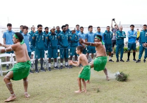 Cerimônia aborígene acolhe Seleção Brasileira em Townsville antes de amistoso