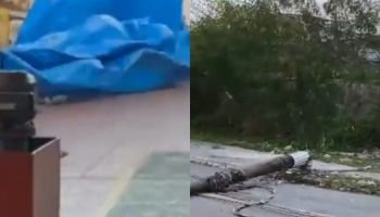 Ciclone-bomba causa estragos em Santos com ventos de até 109 km/h
