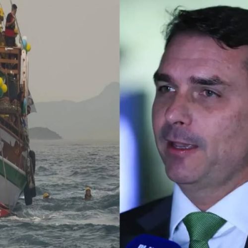 Colisão entre embarcação e jet ski dos bombeiros marca ato de campanha em Angra