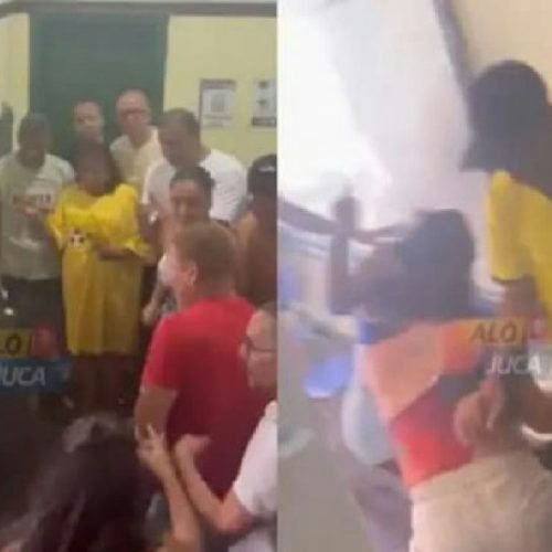 Confusão e agressão marcam votação em colégio eleitoral de Salvador