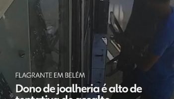 Empresário é baleado após reagir a assalto em joalheria no centro de Belém