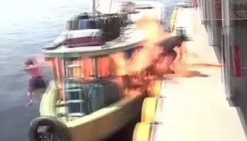 Explosão de barco em Manacapuru deixa feridos e causa pânico entre os presentes