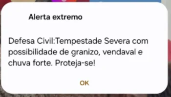 Falhas no sistema explicam disparos repetidos de alertas de tempestade em BH neste domingo
