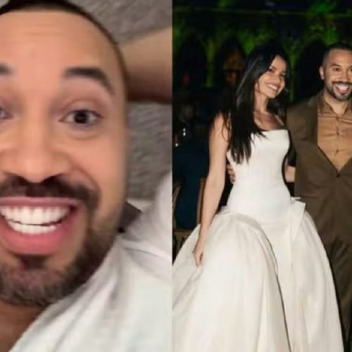 Gil do Vigor diverte fãs com relatos de casamento e docinhos levados para casa