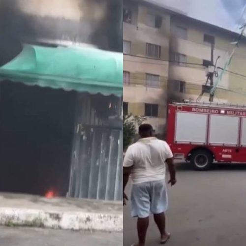 Incêndio em Lauro de Freitas atinge residencial e mobiliza equipes de emergência